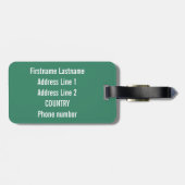 CPAカスタムラゲッジタグ ラゲッジタグ (裏面横)