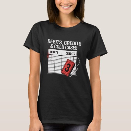 CPAコメディ 真相究明 Tシャツ (正面)