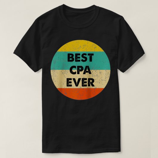 CPAシャツ最高のCPAエバグラン野球ティー Tシャツ (デザイン正面)