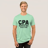 CPAシャツ – 選択スタイル&カラー トライブレンドＴシャツ (正面全面)