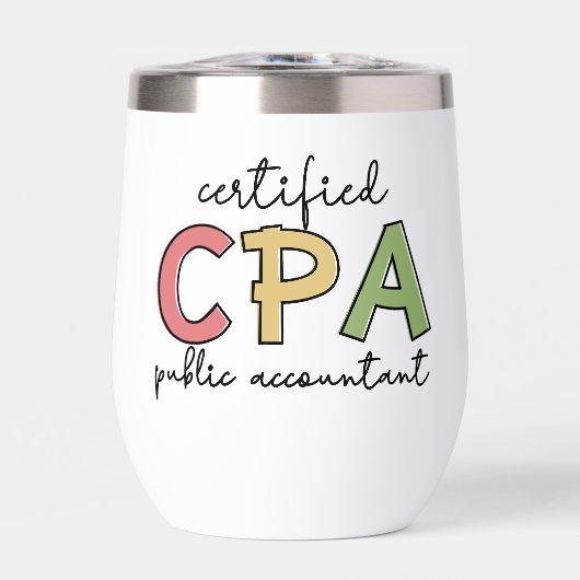 CPAパーソナライズされた公認会計士贈与 (正面)