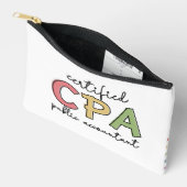 CPAパーソナライズされた公認会計士贈与 アクセサリーポーチ (見開き)