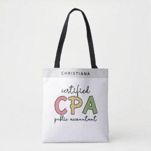 CPAパーソナライズされた公認会計士贈与 トートバッグ