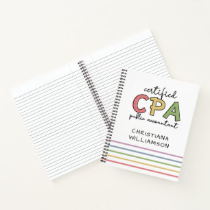 CPAパーソナライズされた公認会計士贈与 ノートブック