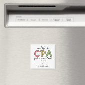 CPAパーソナライズされた公認会計士贈与 マグネット (インサイチュ (食洗機))