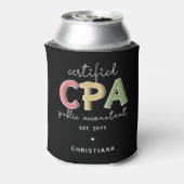 CPAパーソナライズされた公認会計士贈与 缶クーラー (缶裏面)
