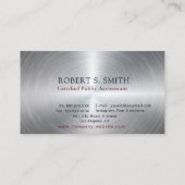 CPAロゴ認定パブリックアカウントシルバー 名刺 (裏面)