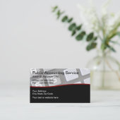 CPA会計士ユニーク 名刺 (スタンド正面)