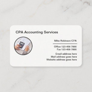 CPA会計士企業の名刺デザイン 名刺
