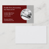 CPA会計士会計業 名刺 (正面/裏面)