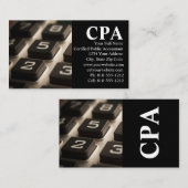 CPA会計士 公認会計士 名刺 (正面/裏面)