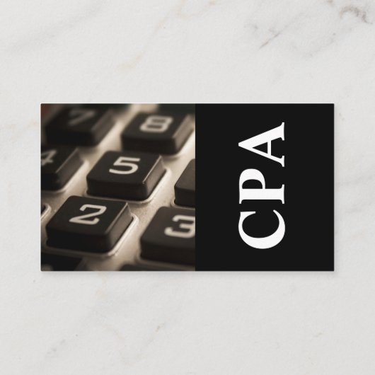 CPA会計士 公認会計士 名刺 (裏面)