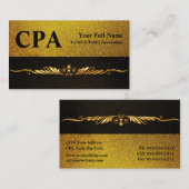 CPA会計士 公認会計士 名刺 (正面/裏面)
