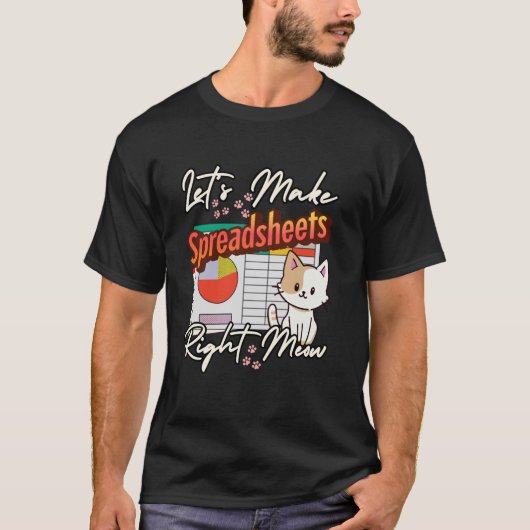 CPA会計 猫 ブックキーパー 税務シーズン監査役 Tシャツ (正面)