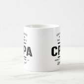 CPA作業職種ギフト コーヒーマグカップ (中央)