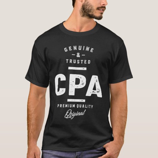 CPA作業職種ギフト Tシャツ (正面)