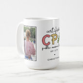 CPA公認カスタム会計士2写真 コーヒーマグカップ (正面左)