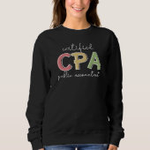 CPA公認会計士ギフト スウェットシャツ (正面)