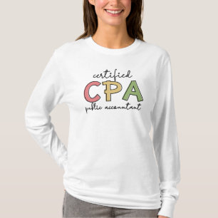 CPA公認会計士ギフト Tシャツ