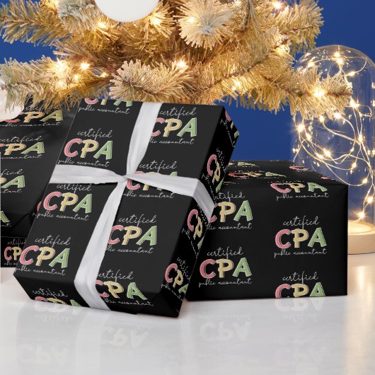 CPA公認会計士 ラッピングペーパー (クリスマス)