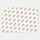 CPA公認会計士Leopard Print ラッピングペーパーシート (正面2)