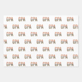 CPA公認会計士Leopard Print ラッピングペーパーシート (正面)