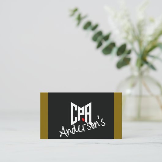 CPA名刺 名刺 (スタンド正面)