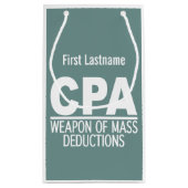 CPA名前をカスタムするとカラー抱き枕 スモールペーパーバッグ (裏面)