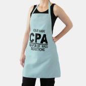 CPA名前をカスタムするとカラー エプロン (インサイチュ)