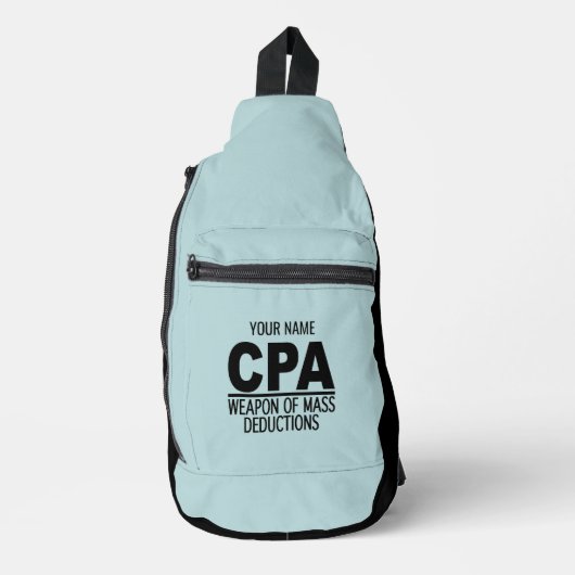 CPA名前をカスタムするとカラー スリングバッグ (正面)