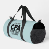 CPA名前をカスタムするとカラー ダッフルバッグ (右コーナー)