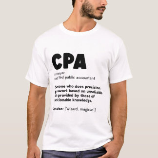 Cpa定義 – Accountant おもしろい Gift Tシャツ