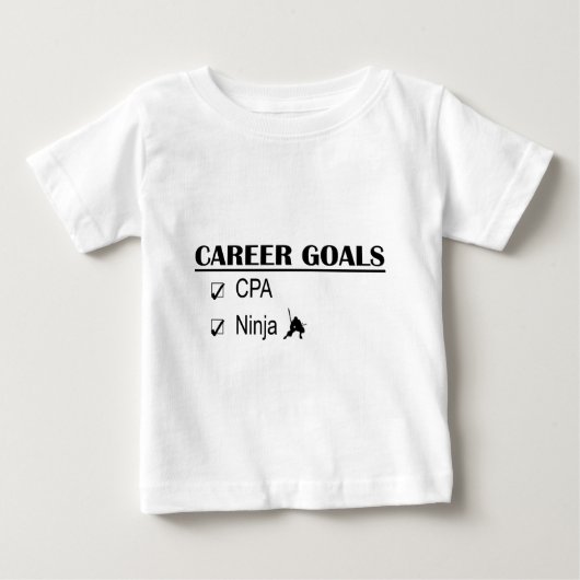 CPA忍者キャリアゴール ベビーTシャツ (正面)