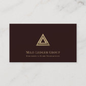 CPA用のタイムレス・ビジネス・カード 名刺 (正面)