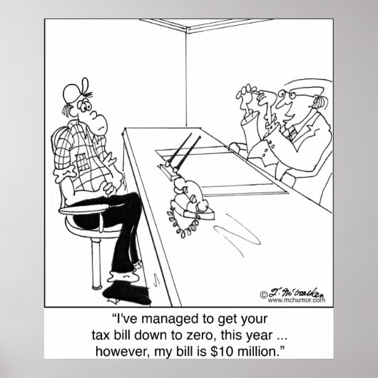 CPA税率表1000万ドル ポスター (正面)