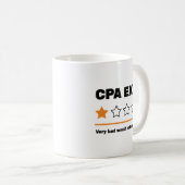 CPA試験おもしろい会計士男性の女性ギフトCPAギフト コーヒーマグカップ (正面右)