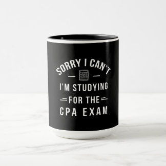 CPA試験のギフトを勉強できなくて申し訳おもしろいない マグカップ