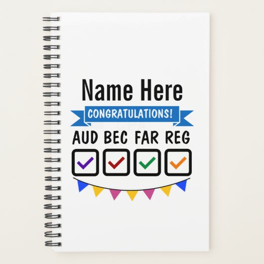 CPA試験ギフト公認会計士ライセンス プランナー手帳 (正面)