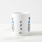 CPA試験合格祝い 公認会計士免許 コーヒーマグカップ (中央)