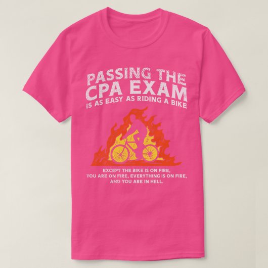 Cpa試験 Tシャツ (デザイン正面)