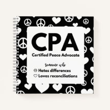 CPA認定Peace Advocateノートブック