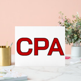 CPA アクリルサイン