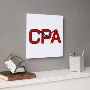 CPA スクエア壁時計