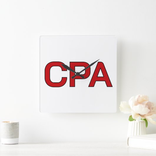 CPA スクエア壁時計 (ホーム)