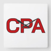 CPA スクエア壁時計 (正面)
