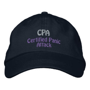 CPA – 公認会計士 刺繍入りキャップ