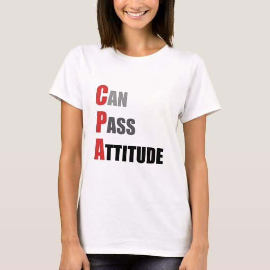 CPA：姿勢を通過できる Tシャツ (正面)