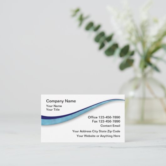 CPA Accountant Modern Business Cards Design 名刺 (スタンド正面)