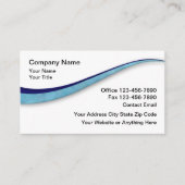 CPA Accountant Modern Business Cards Design 名刺 (正面)