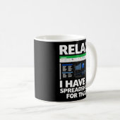 Cpa Financial Analyst Auditorの会計士 コーヒーマグカップ (正面右)